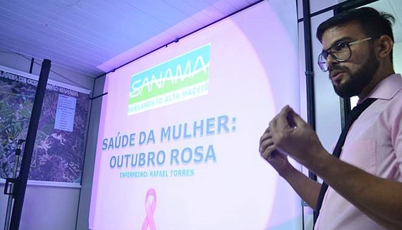 SANAMA realiza palestra em comemoração ao Outubro Rosa